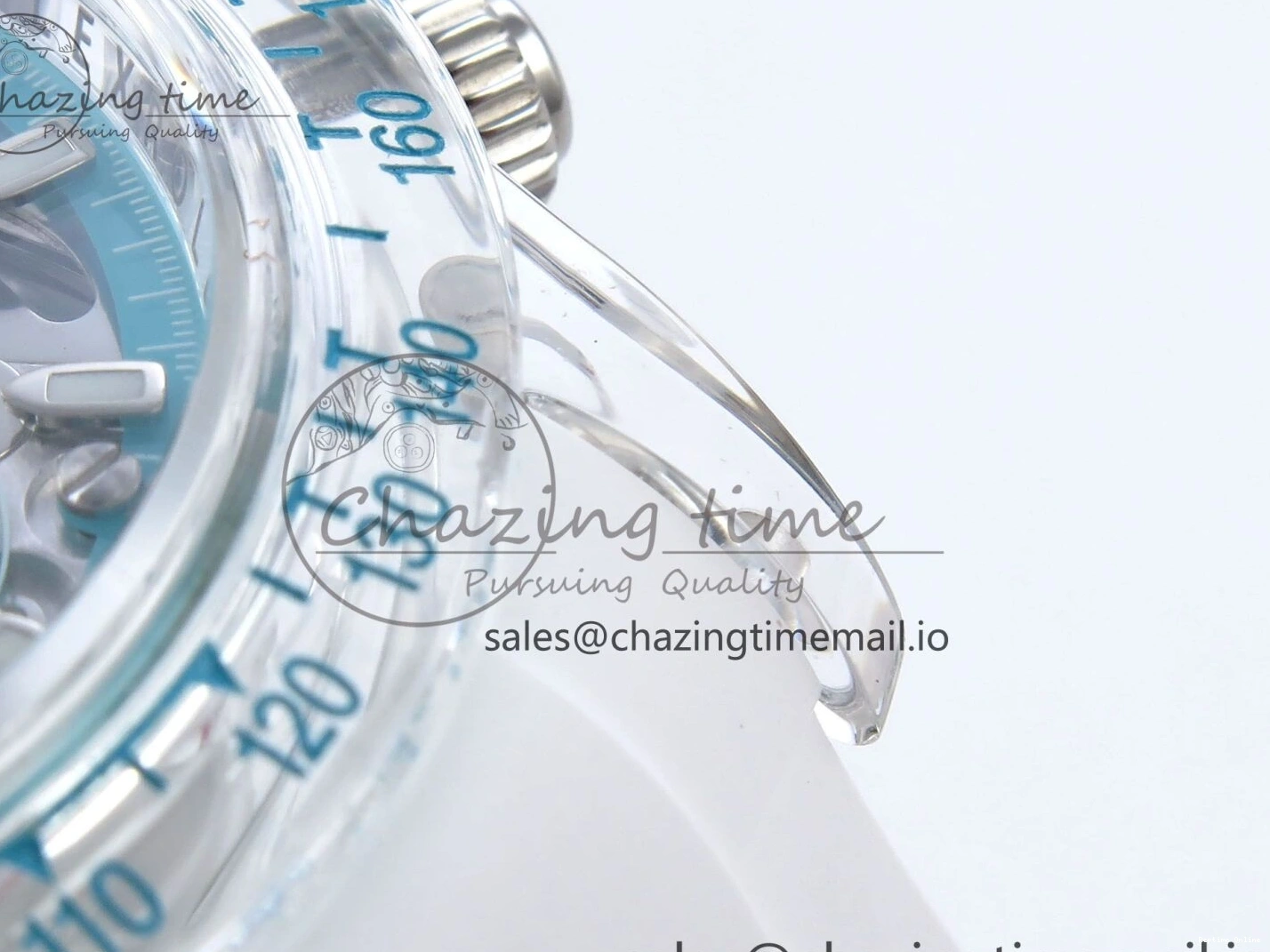 0131 Sophisticated Daytona AET Remould N6F 1:1 Best Edition Blue Dial on Rubber Strap SA 917